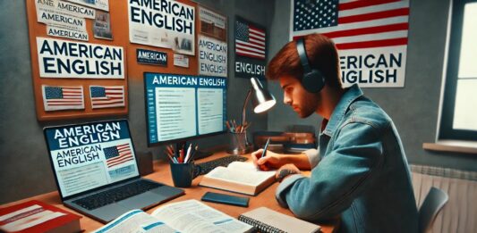 Homem estudando Gerúndio e infinitivo em inglês