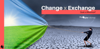diferença entre Change e Exchange