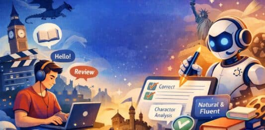 criar conteúdos em inglês com inteligência artificial