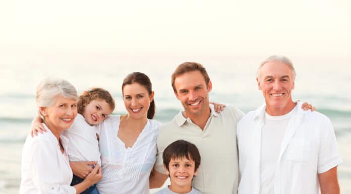 Família representando Vocabulário familiar em inglês