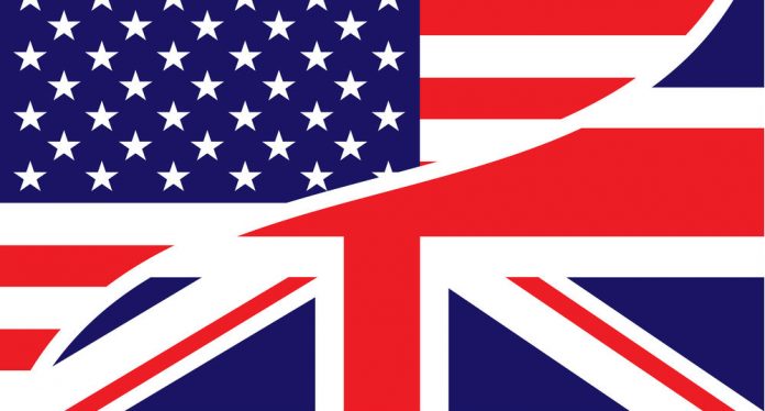 inglês americano e britânico