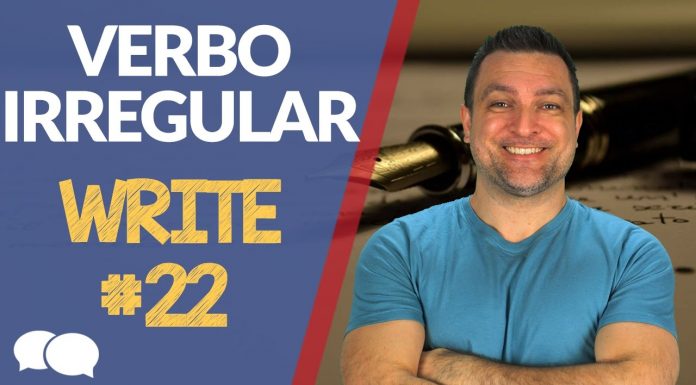 verbo irregular write