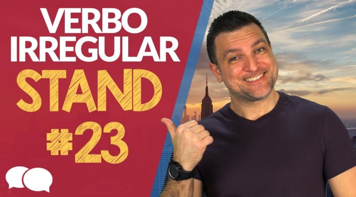 verbo irregular stand