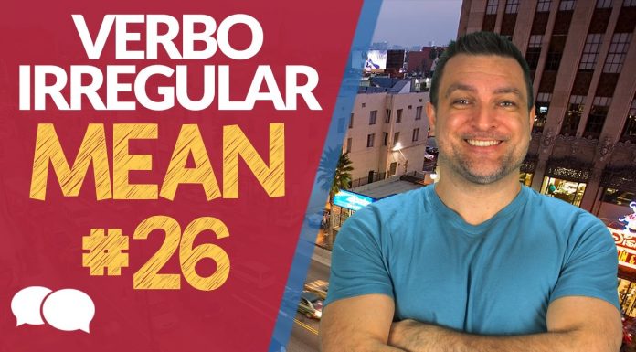 verbo irregular mean