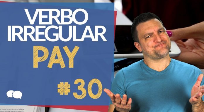 verbo irregular pay