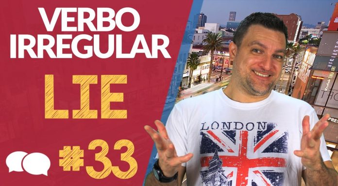 verbo irregular lie