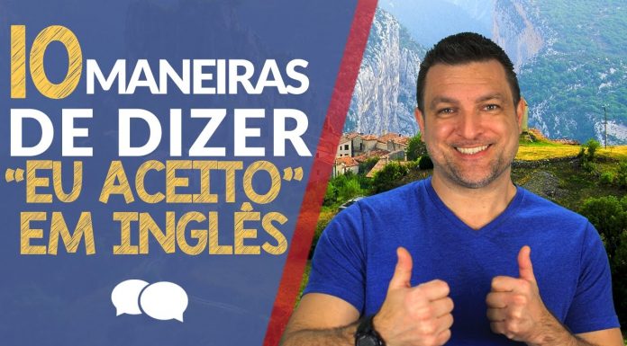 eu aceito em inglês