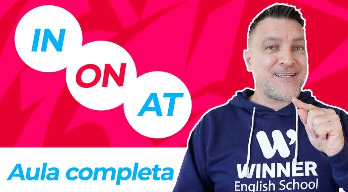 Preposições IN ON AT - Aula Completa