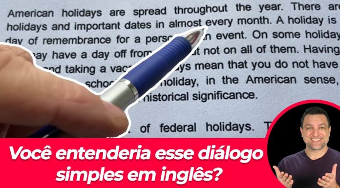 Você Entenderia Esse Diálogo Básico em Inglês